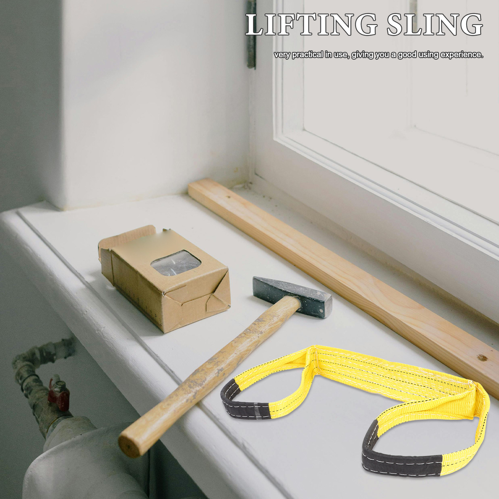 2Pcs Lifting Strap Web Sling H - Lifting Belt 评论和价格