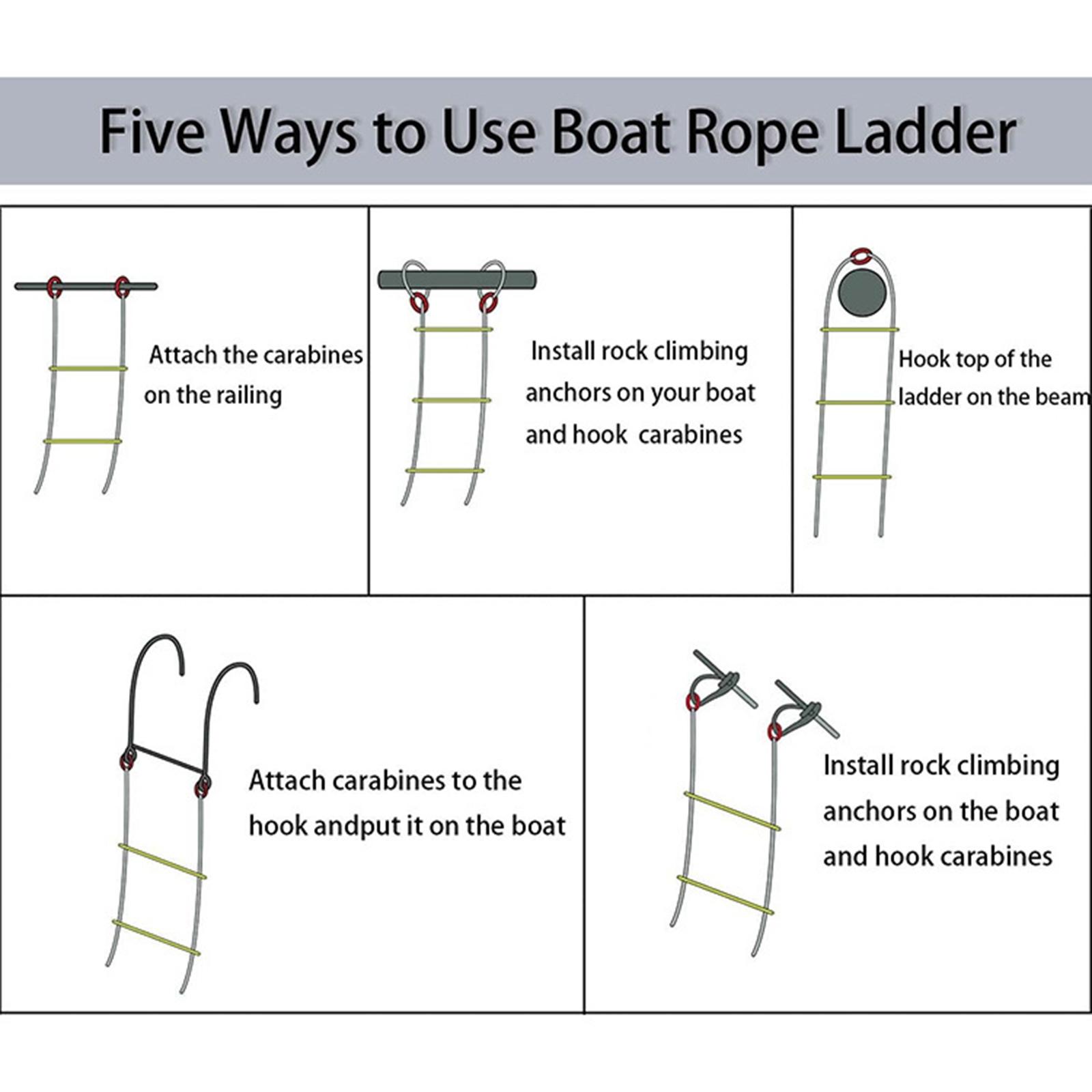 Portable Marine Rope Ladder Fi - Rope Climb 评论和价格