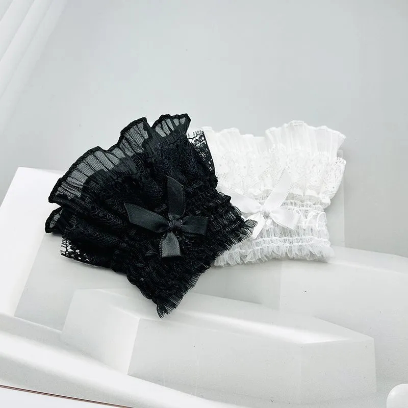 1 Pair Detachable Lace Wrist C - Wrist Wraps 评论和价格