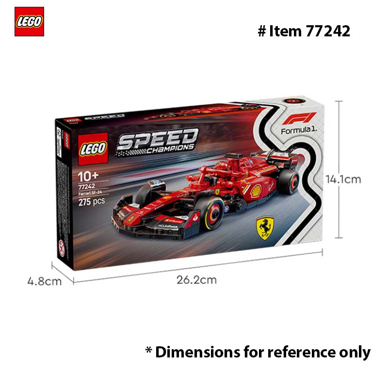 LEGO 77242 Speed Champions Fer - Victor Racket Jetspeed 评论和价格