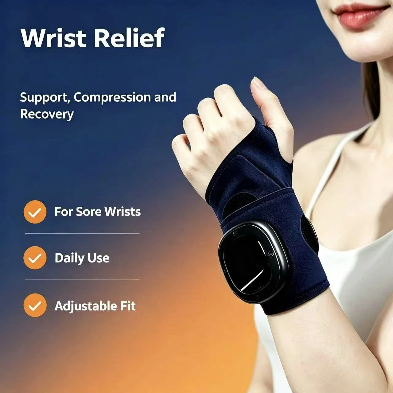 Cordless Wrist Brace Massager  - Wrist Wraps 评论和价格