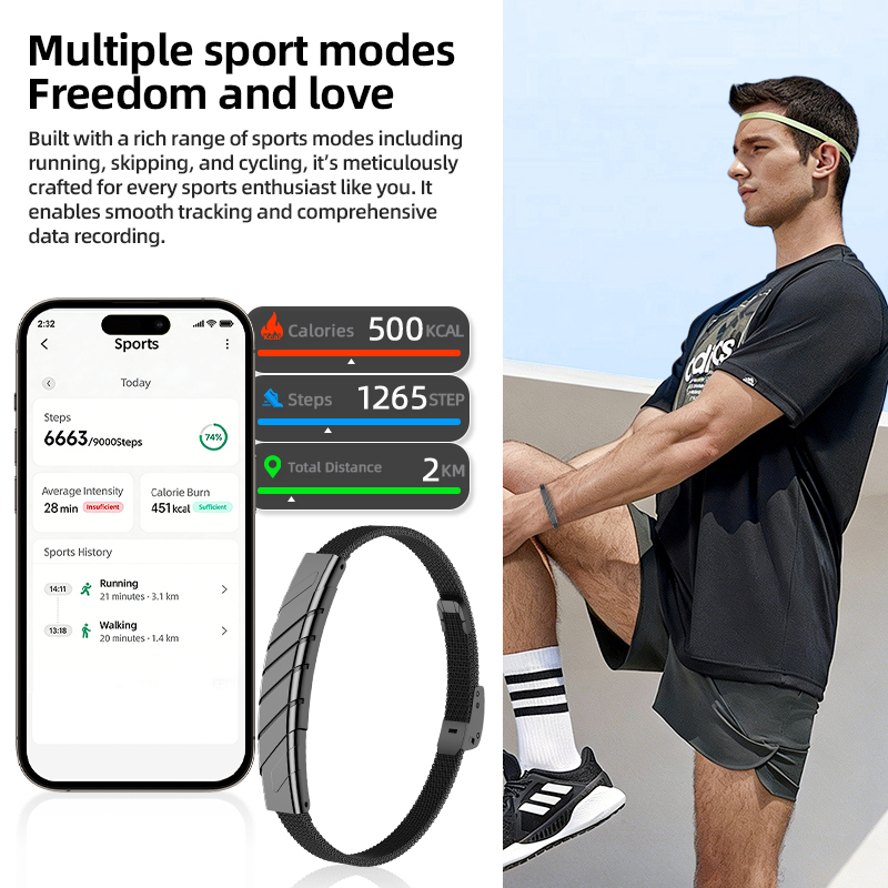 LIGE Casual Smart Bracelet Fit - Gymnastic Ring 评论和价格