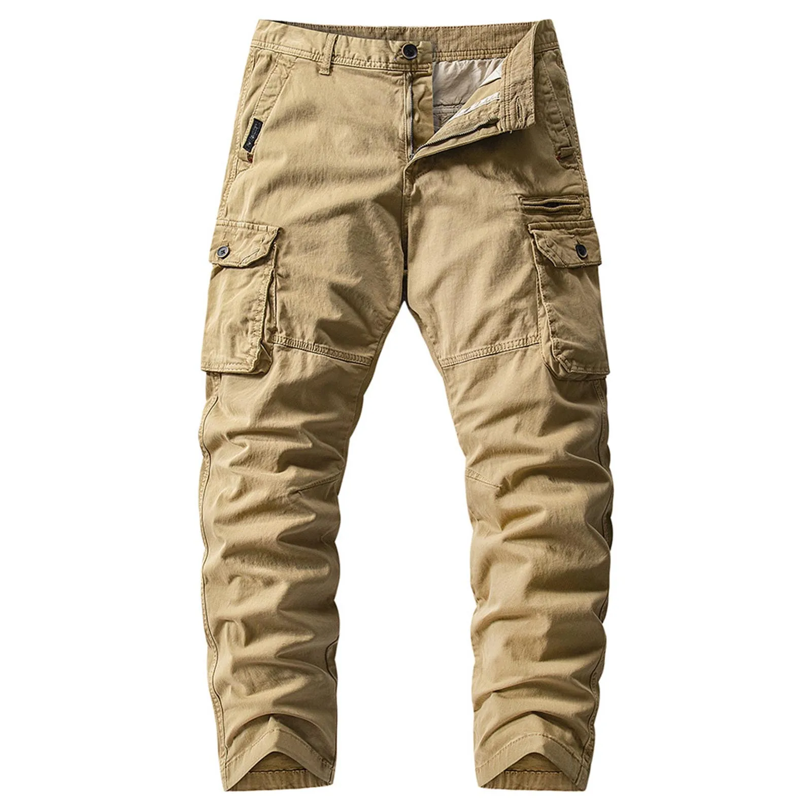 Man's Slim Fit Cargo Pants Cas - Crossfit Belt 评论和价格