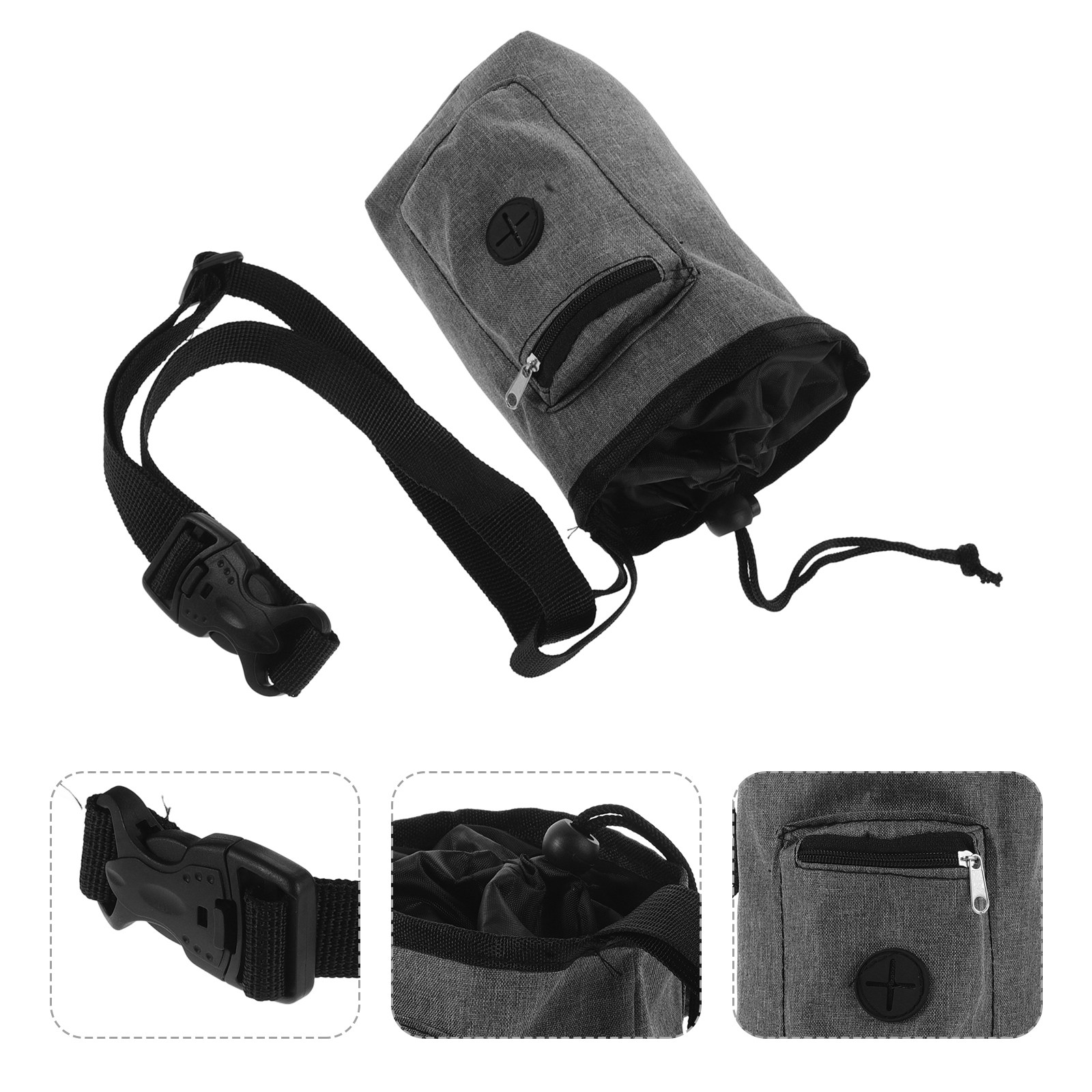 Gray Oxford Cloth Rock Climbin - Chalk Bag 评论和价格